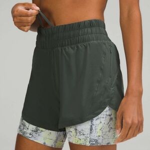 Lululemon Track That 2-in-1 High-Rise Short 6" Size 8